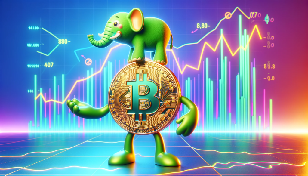 #BTC em formação de vela padrão Elefante