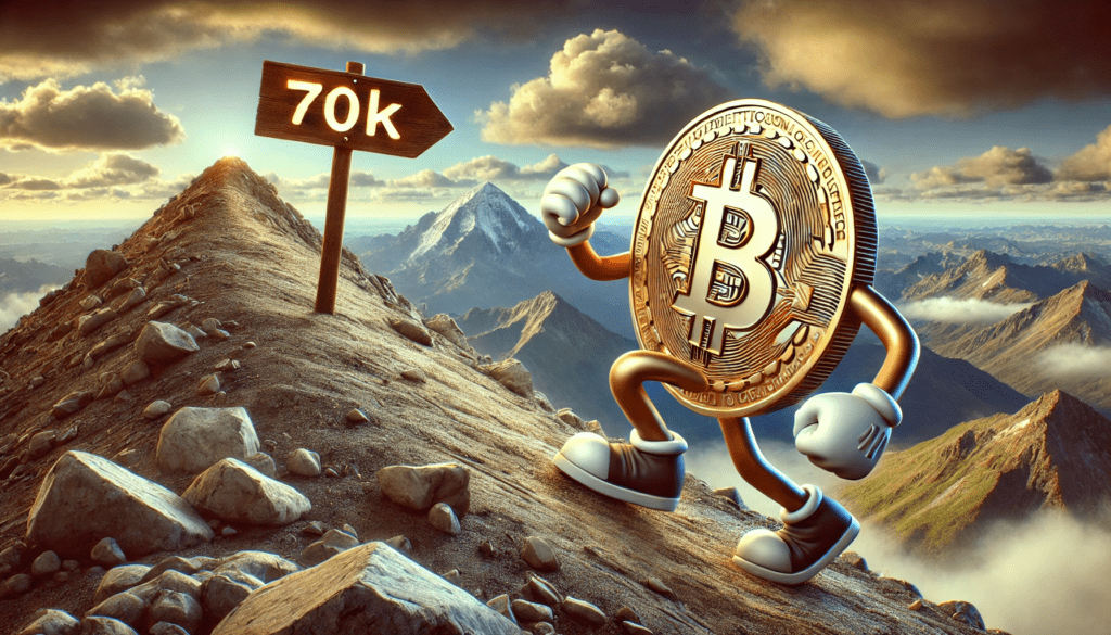 Nova escalada rumo aos 70K