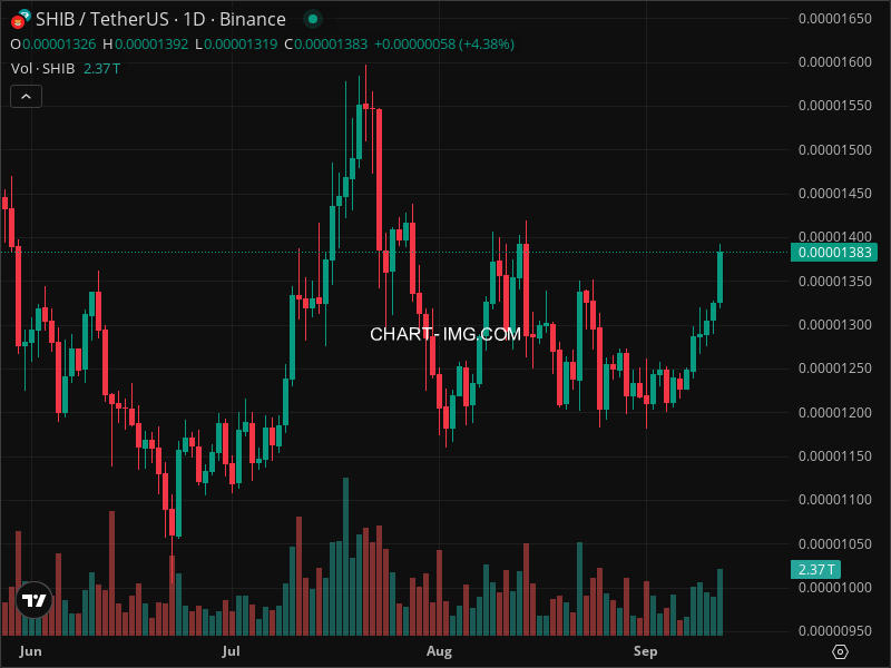 Mini Boletim Shiba Inu (#SHIB)