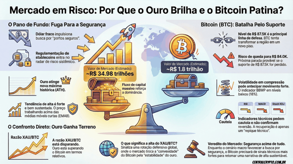 Ouro em alta parabólica Ouro em alta parabólica