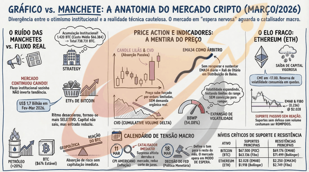 BTC em Range testa a paci&ecirc;ncia dos touros