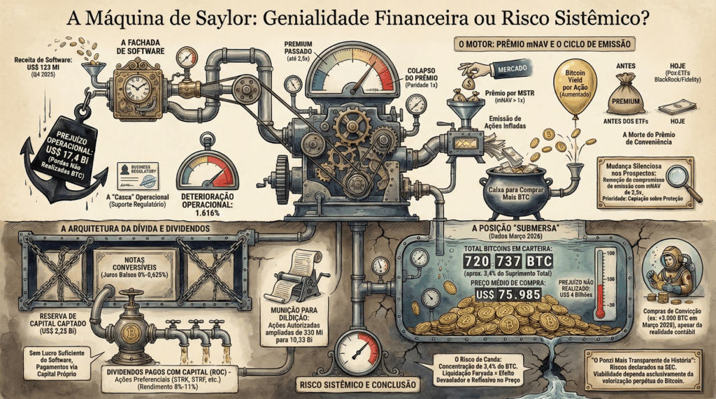 A Máquina de Saylor: Genialidade ou Ponzi Legalizado? A Máquina de Saylor: Genialidade ou Ponzi Legalizado?